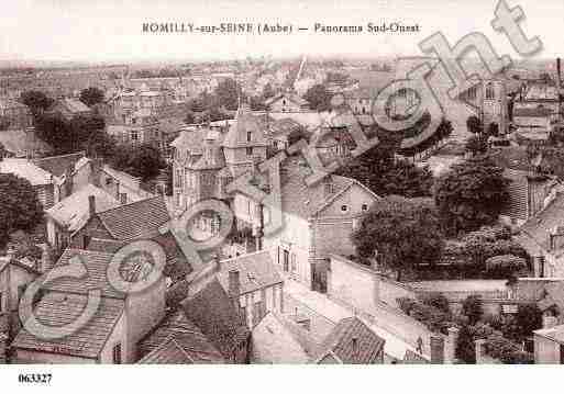 Ville de ROMILLYSURSEINE, carte postale ancienne