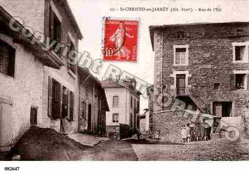 Ville de SAINTCHRISTOENJAREZ, carte postale ancienne