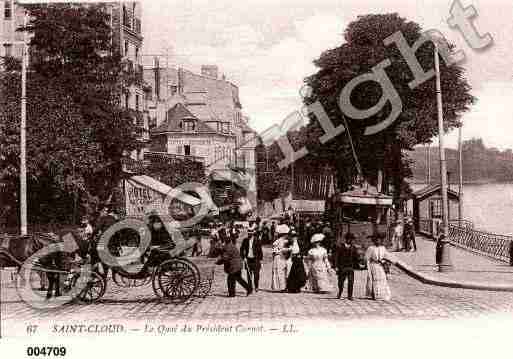 Ville de SAINTCLOUD, carte postale ancienne