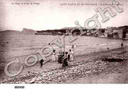 Ville de SAINTCYRSURMER, carte postale ancienne