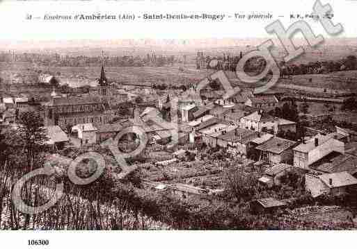 Ville de SAINTDENISENBUGEY, carte postale ancienne