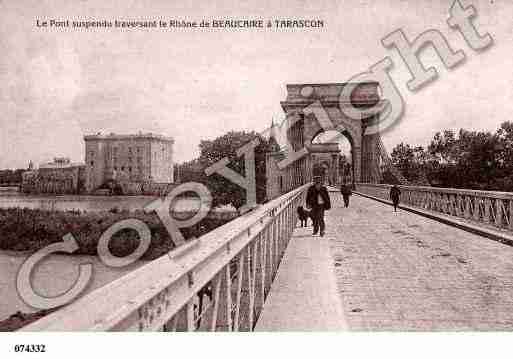 Ville de TARASCON, carte postale ancienne