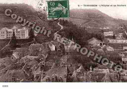 Ville de TERRASSONLAVILLEDIEU, carte postale ancienne