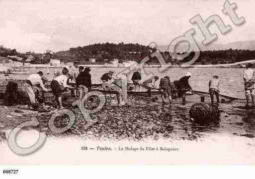 Ville de TOULON, carte postale ancienne