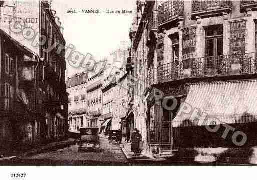 Ville de VANNES, carte postale ancienne