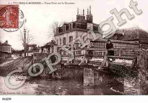 Ville de VILLIERSLEMORHIER, carte postale ancienne