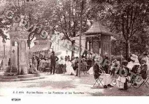 Ville de AIXLESBAINS, carte postale ancienne