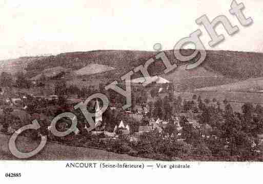 Ville de ANCOURT, carte postale ancienne