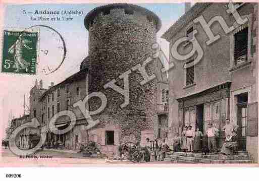 Ville de ANDANCE, carte postale ancienne