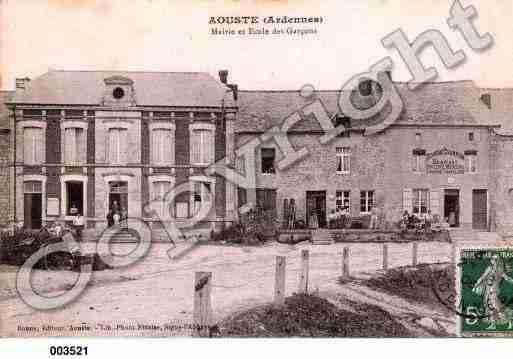 Ville de AOUSTE, carte postale ancienne