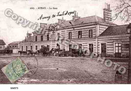 Ville de AURAY, carte postale ancienne