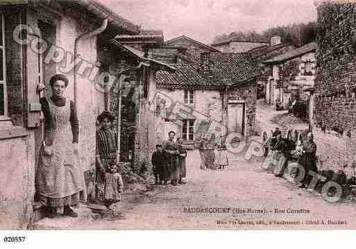 Ville de BAUDRECOURT, carte postale ancienne