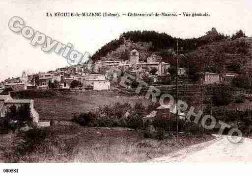 Ville de BEGUDEDEMAZENC(LA), carte postale ancienne