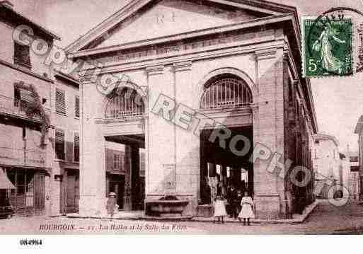 Ville de BOURGOINJALLIEU, carte postale ancienne