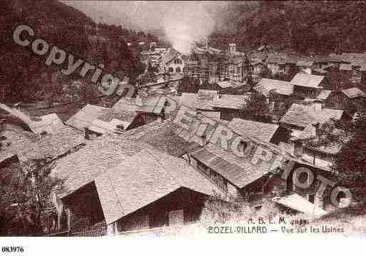 Ville de BOZEL, carte postale ancienne