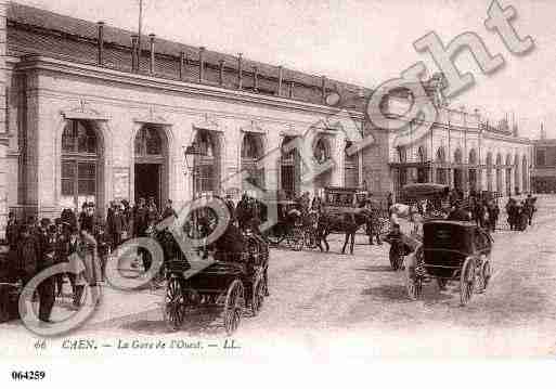 Ville de CAEN, carte postale ancienne