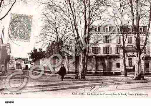 Ville de CASTRES, carte postale ancienne