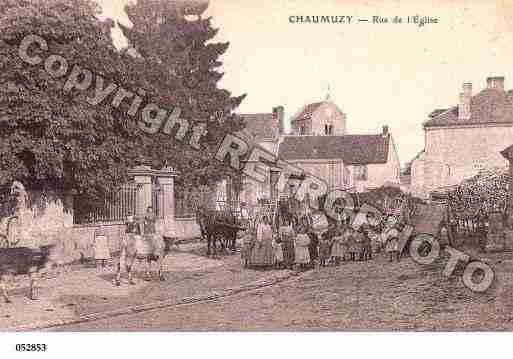 Ville de CHAUMUZY, carte postale ancienne