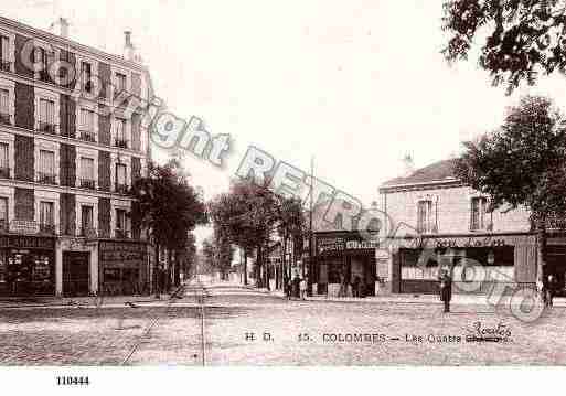 Ville de COLOMBES, carte postale ancienne