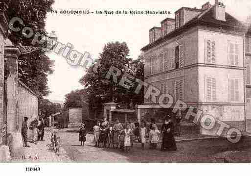 Ville de COLOMBES, carte postale ancienne