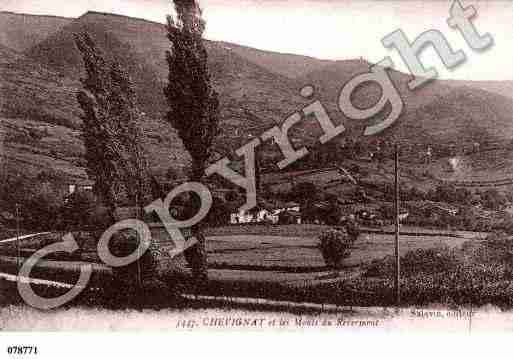 Ville de COURMANGOUX, carte postale ancienne