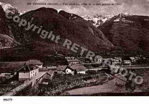 Ville de EPIERRE, carte postale ancienne