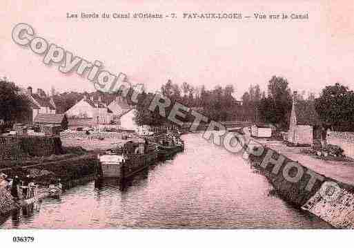 Ville de FAYAUXLOGES, carte postale ancienne