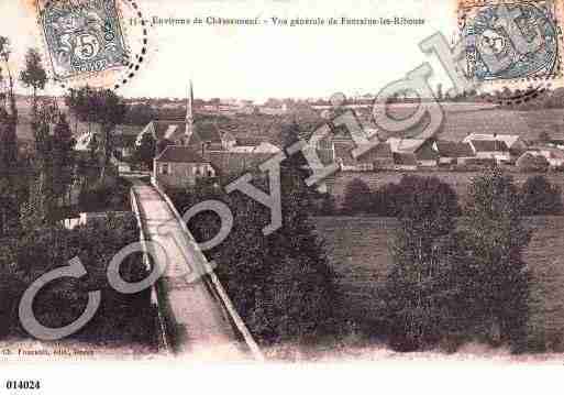 Ville de FONTAINELESRIBOUTS, carte postale ancienne