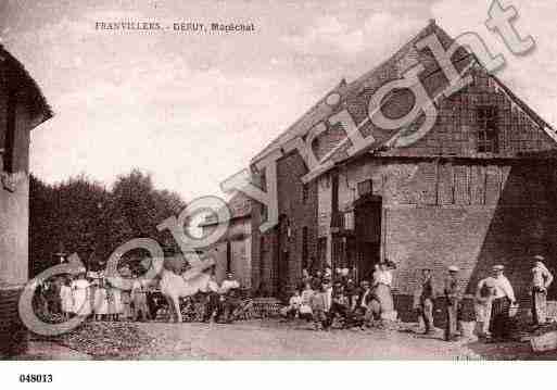 Ville de FRANVILLERS, carte postale ancienne