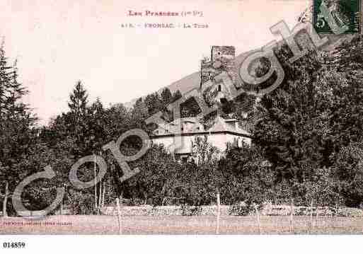 Ville de FRONSAC, carte postale ancienne