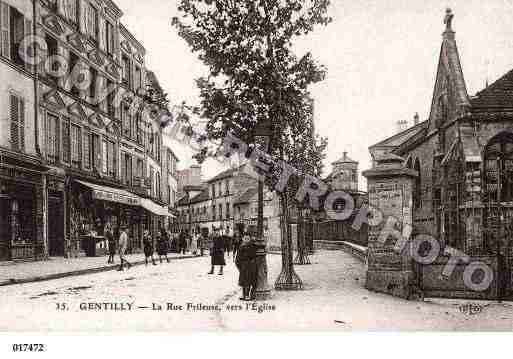 Ville de GENTILLY, carte postale ancienne