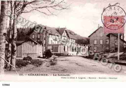 Ville de GERARDMER, carte postale ancienne