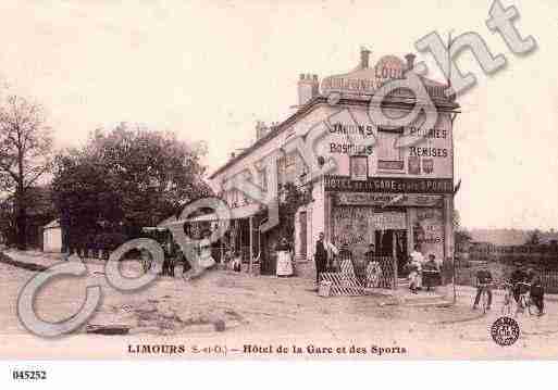 Ville de LIMOURS, carte postale ancienne