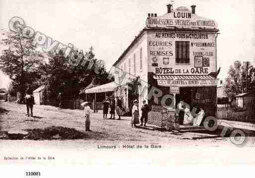 Ville de LIMOURS, carte postale ancienne