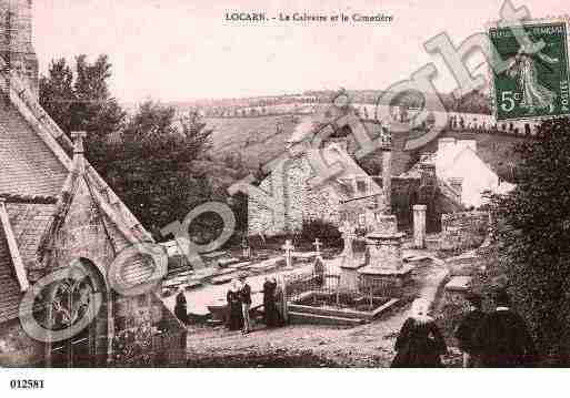 Ville de LOCARN, carte postale ancienne