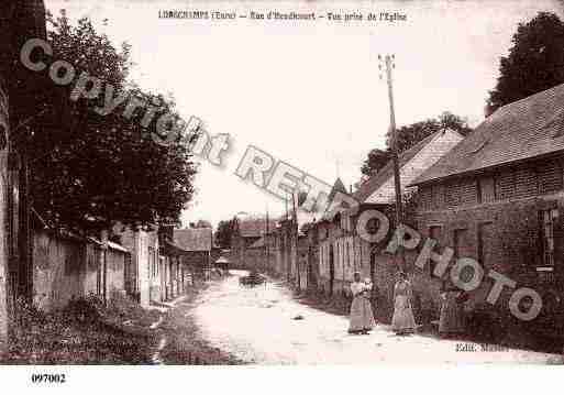 Ville de LONGCHAMPS, carte postale ancienne