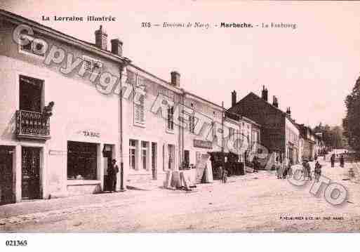 Ville de MARBACHE, carte postale ancienne