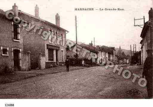 Ville de MARBACHE, carte postale ancienne