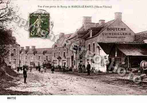 Ville de MARCILLERAOUL, carte postale ancienne