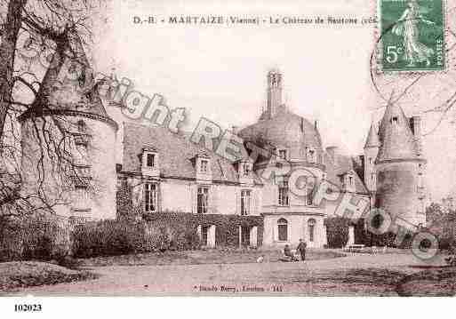 Ville de MARTAIZE, carte postale ancienne