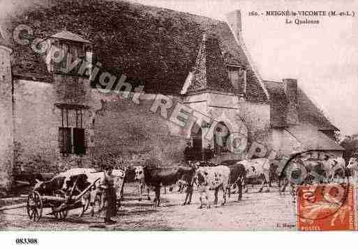 Ville de MEIGNELEVICOMTE, carte postale ancienne