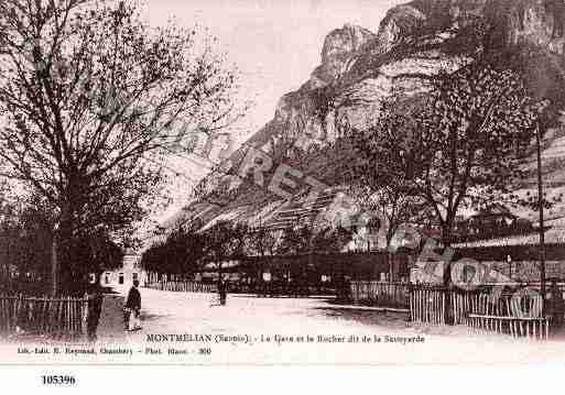 Ville de MONTMELIAN, carte postale ancienne