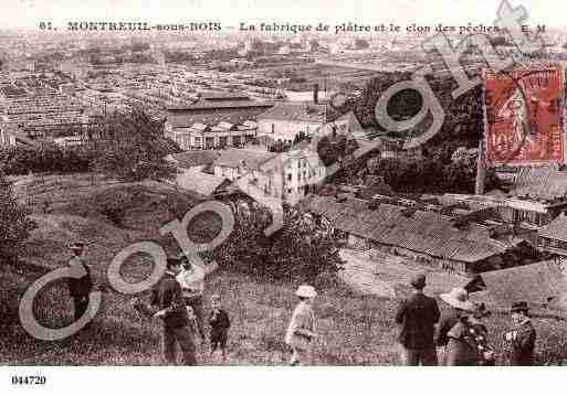 Ville de MONTREUIL, carte postale ancienne