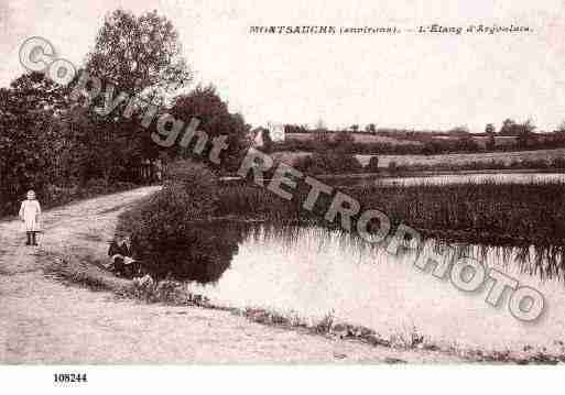 Ville de MONTSAUCHE, carte postale ancienne