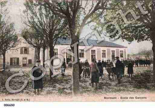 Ville de MORMANT, carte postale ancienne