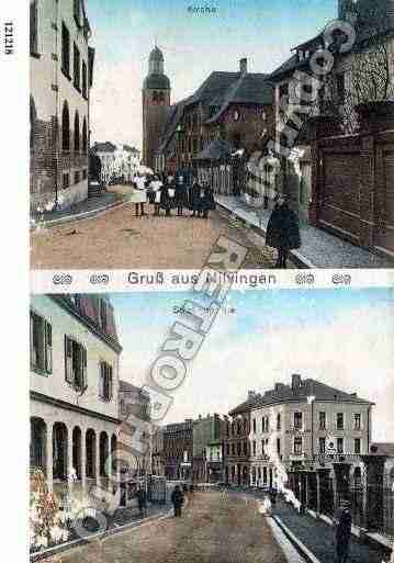 Ville de NILVANGE, carte postale ancienne