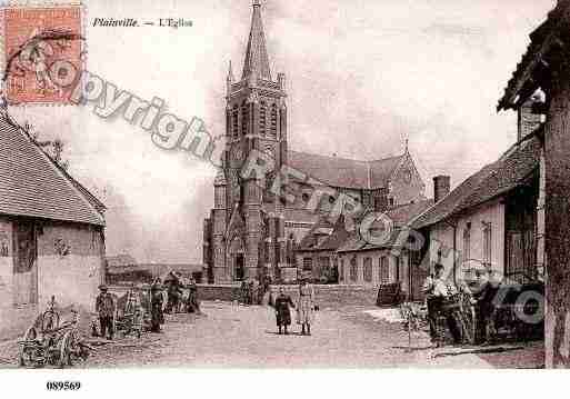 Ville de PLAINVILLE, carte postale ancienne