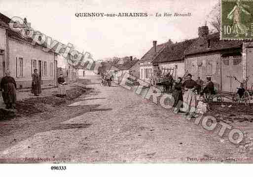 Ville de QUESNOYSURAIRAINES, carte postale ancienne