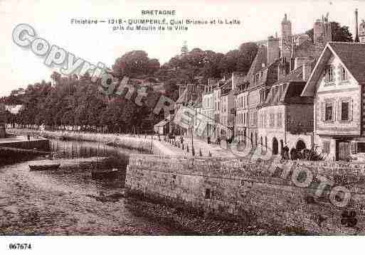 Ville de QUIMPERLE, carte postale ancienne