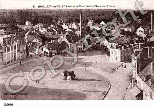 Ville de ROMILLYSURSEINE, carte postale ancienne